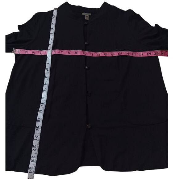 J.Jill Stretch Dressy Jacket Cardigan Blazer M Career Event Evening Comfort Trip - Picture 4 of 11